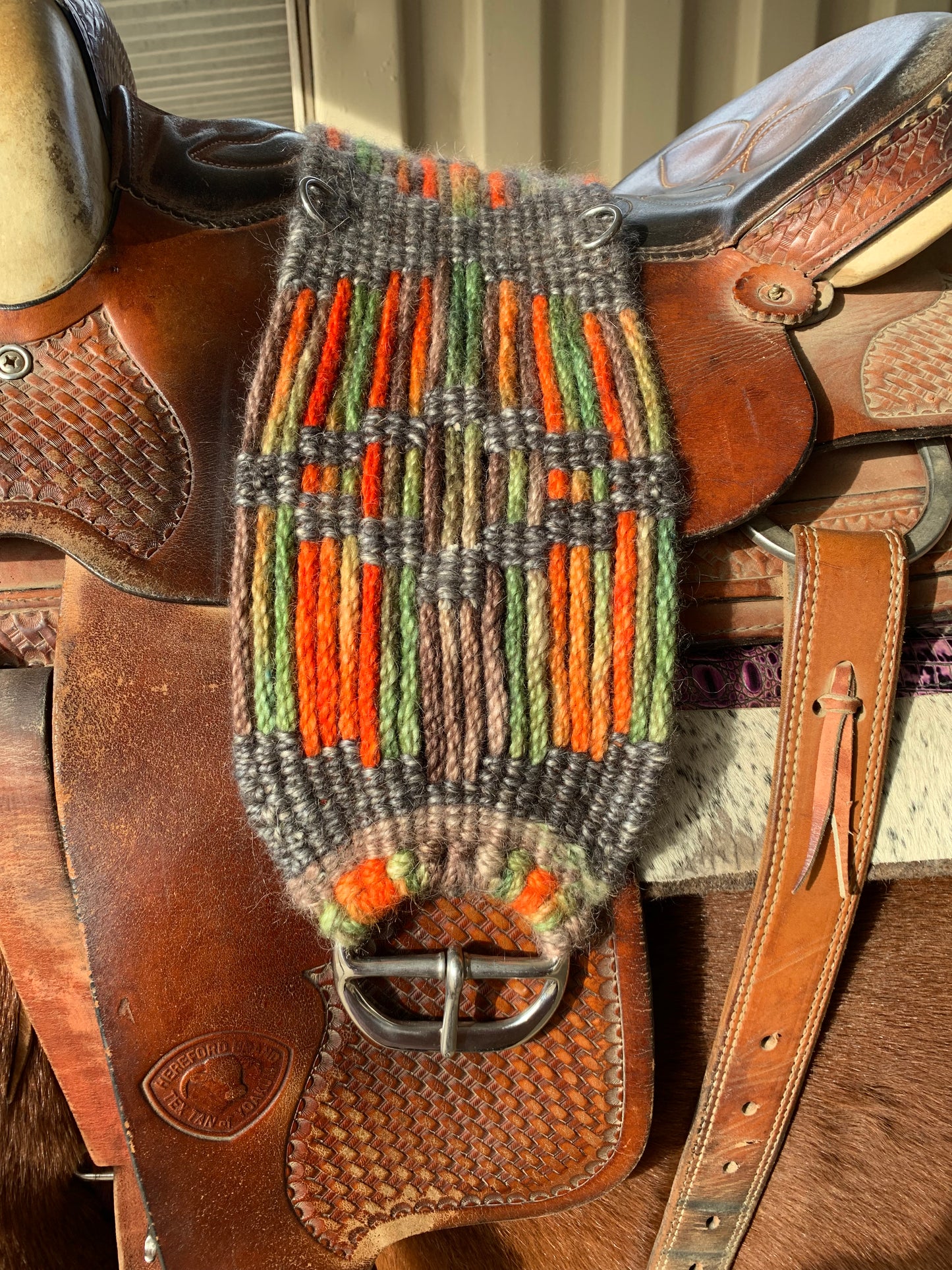 Autumn Mohair Cinch